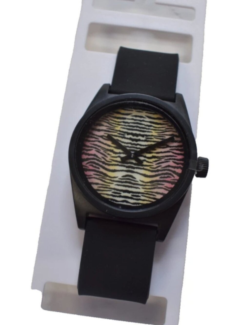 Neff Daily Wild Watch Mens Womens Tiger Striped Black Watch New